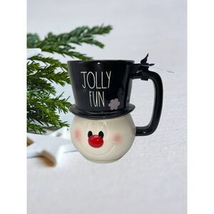 Rae Dunn Frosty The Snowman Jolly Fun Mug